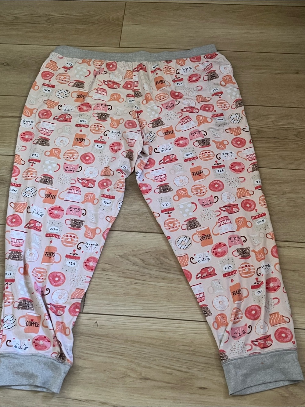 Cuddl Duds Cats, Coffee Donuts Long Sleeve Pajama Set - Picture 9 of 11